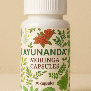 Ayunanda Moringa Capsules – 60 Tablets | 100% Organic | Immunity & Energy Support | FSSAI Certified