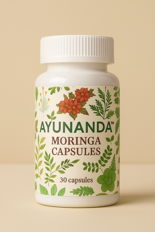 Ayunanda Moringa Capsules – 30 Tablets | 100% Organic | Immunity & Energy Support | FSSAI Certified